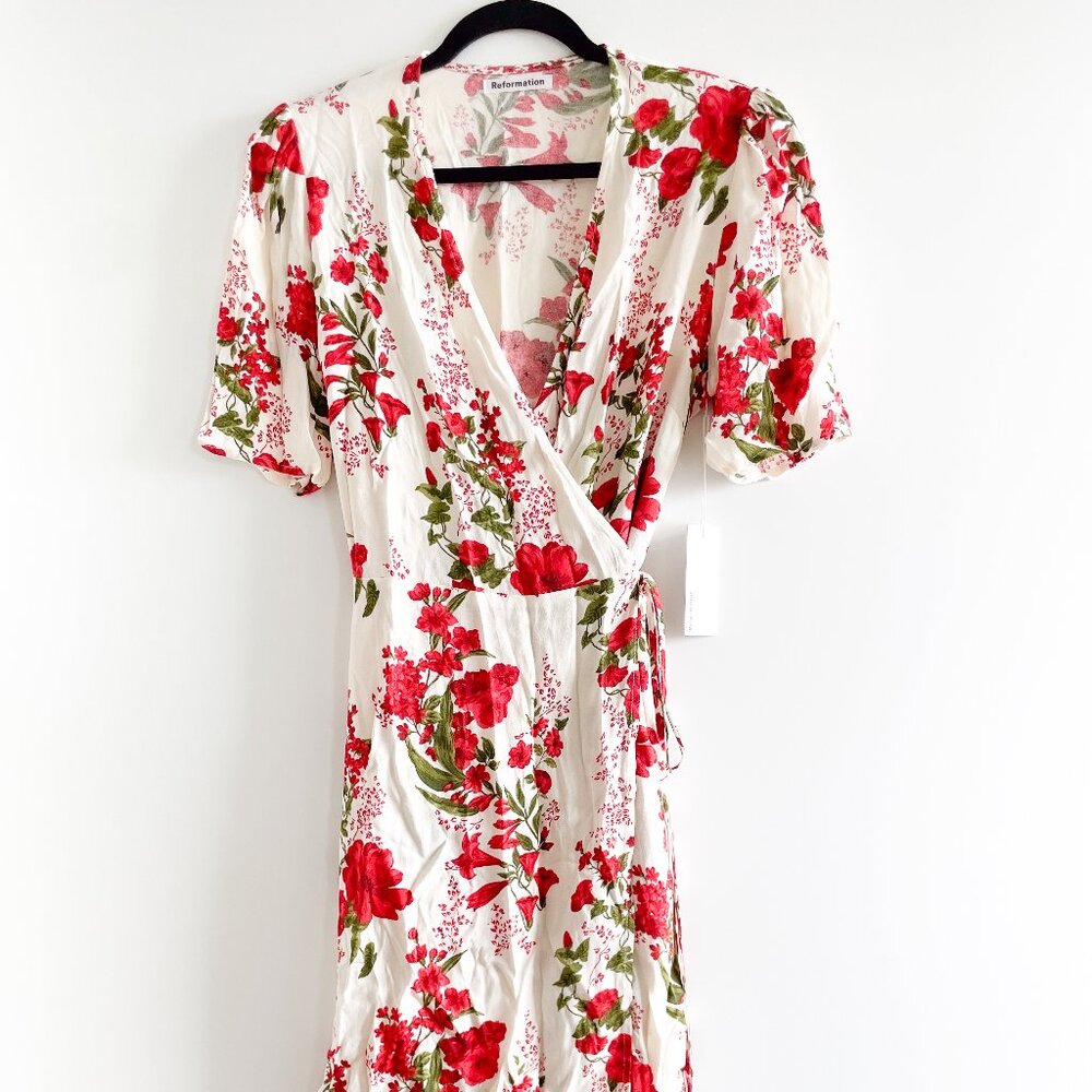 Floral Wrap Dress